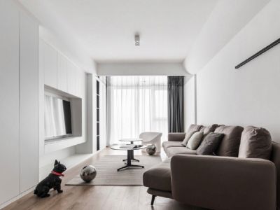 祥云家园110平米简约风格三居室装修案例