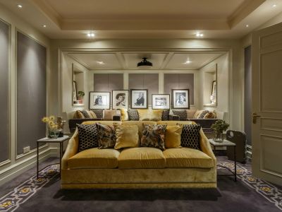 世茂御龙海湾300平别墅欧式风格装修案例