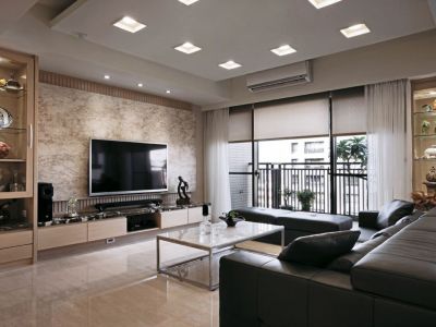 升华翡翠城都市现代144平米四室两厅装修案例