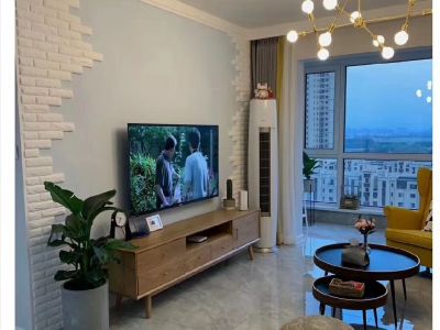 幸福家装饰华邦新华城90平米现代简约风格效果图