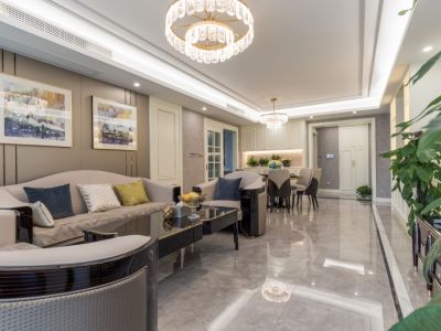 新发小区三居125方现代风格装修案例