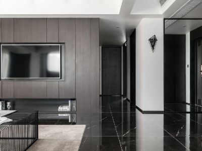 荣信森林里120平米现代简约三居室装修案例