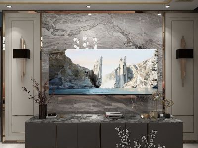 巴塞罗那100平米现代简约三居室装修案例