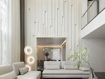 恒大山水城时尚现代226平米别墅装修案例