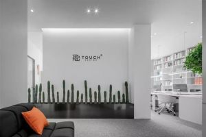 [日丽装饰]办公室装修案例，极简风格美爆了！