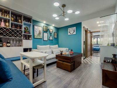 双城苑东苑100平米北欧风格三居室装修案例