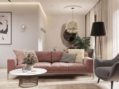 凯丹天地140平三居室现代风格装修案例