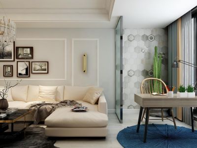 绿城紫薇公馆360平米现代简约别墅装修案例