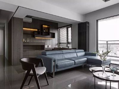 四海人家150平米四居室现代简约装修案例