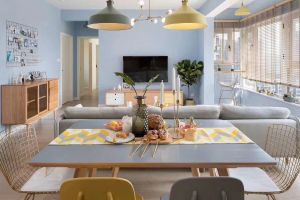 [六安思想家装饰]今日装修案例分享：国祯健康城119平米现代简约风格效果图