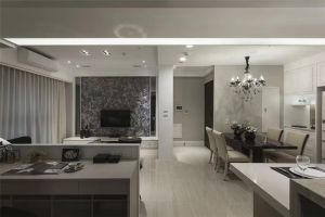 [六安思想家装饰]今日装修案例分享：中央公园166平米现代简约风格效果图