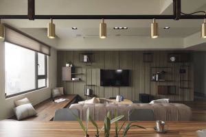 [六安思想家装饰]今日装修案例分享：珑悦 220平米现代简约风格效果图