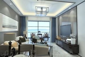 [六安思想家装饰]今日装修案例分享：万兴壹号院135平米现代简约风格效果图