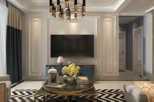 [六安思想家装饰]今日装修案例分享：丽水康城125平米现代简约风格效果图