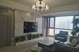 [六安思想家装饰]今日装修案例分享：太古光华城125平米现代简约风格效果图