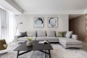 [六安思想家装饰]今日装修案例分享：东方南海133平米现代简约风格效果图