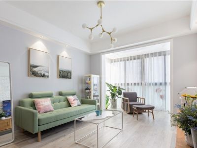 时代云图二居101方北欧风格装修案例