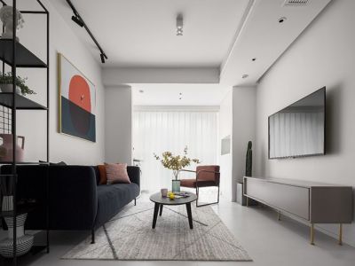 凯茵又一城二居89方北欧风格装修案例