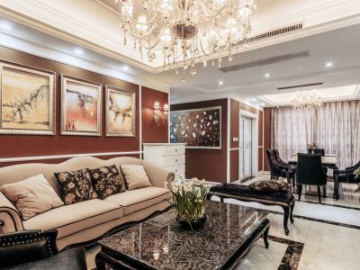 正商林语溪岸3号院新古典风格140平米四室两厅装修案例