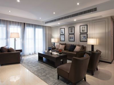 康桥东麓园现代风格142平米四室两厅装修案例