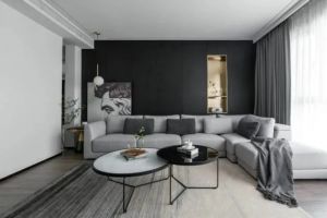 [太原品界装饰]130平现代风装修案例，满满的科技感！