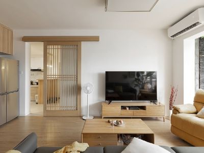 富丽公寓82平米二居室日式简约风格装修案例