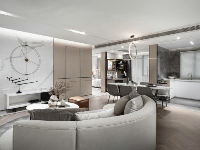 望府130平现代轻奢四居室装修案例