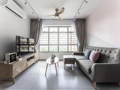 鸿通·檀府极简风格132平米三居室装修图案例