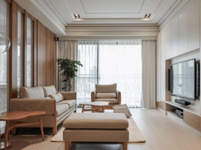 隆源学府日式现代风格110平装修案例