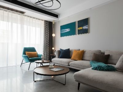 威达·泰和嘉苑二居室简约风格94平米装修设计图案例