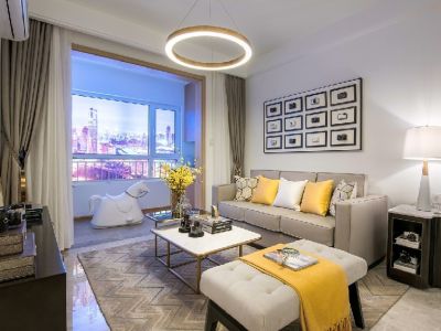 万象一品89平米现代风格二居室装修图案例