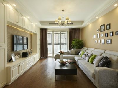 华清学府城三居115方现代风格装修案例