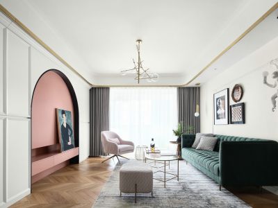 弘善家园北欧风格115平米三居室装修案例