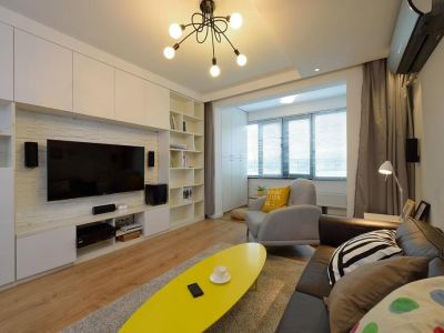 中航华府二居88平简约风格装修案例