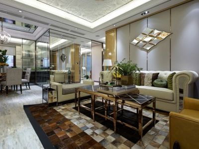 万科城市之光四居139方现代风格装修案例