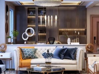 俊发城现代风格126平米装修案例