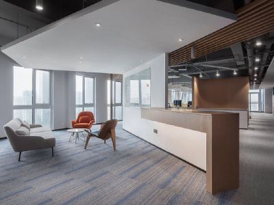 办公室1200平米现代风格装修案例