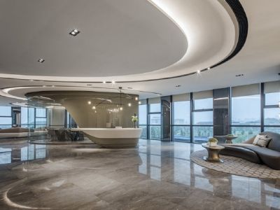 办公室1300平米现代风格装修案例