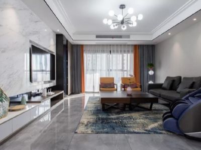 星雅俊园169平四居室现代简约风格装修案例