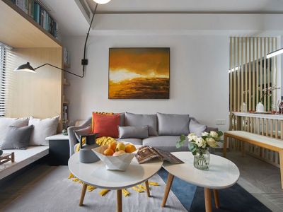 宝昌利御景御峰公馆90平现代风格装修案例