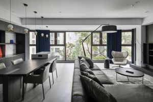 [六安华中装饰]瑞梦花园140平米现代简约风格装修案例