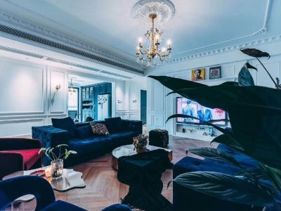 邦泰·康郡美式混搭风格150平米三居室装修案例