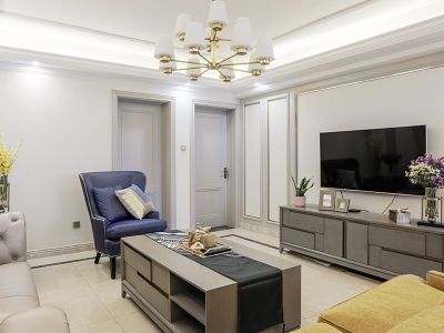 万科金域东郡三居128方现代风格装修案例