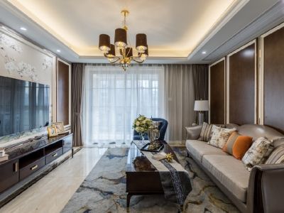 润江新华壹号院现代风格119平米装修案例