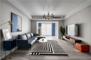 [青岛乐豪斯装饰公司]121㎡现代简约设计，典雅的色彩！