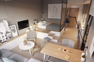 [南宁远涛装饰]单身公寓这样装，一个人也可以住的很舒服