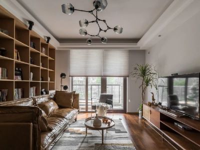 瀚山1号美式经典风格116平装修案例