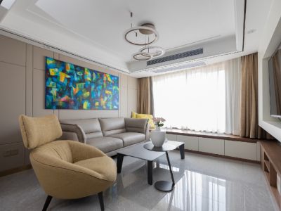 东辰澜悦现代简约风格125平装修案例