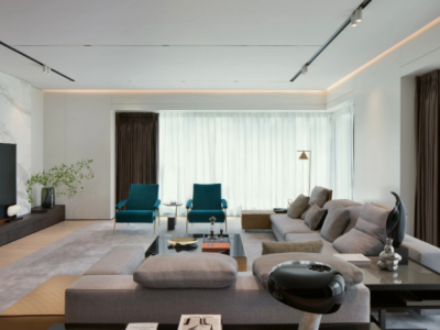 正黄翡翠堂现代风格119平米装修案例