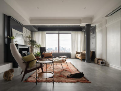 恒大御景半岛简约风格119平米装修案例